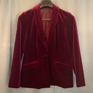INC velvet blazer jacket size medium